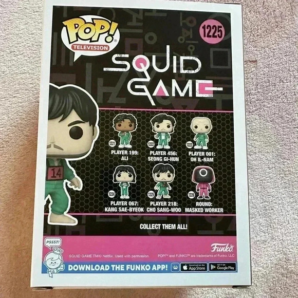 Funko Pop Squid Game: Player 218 Cho Sang-Woo NIB - Picture 4 of 4
